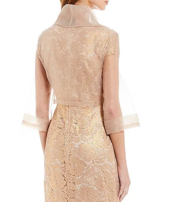 ADRIANNA PAPELL SLEEVED WRAP - Image 3